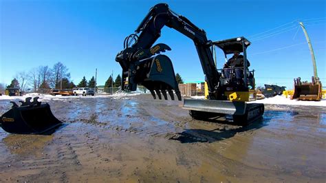 reverse bucket on a john deere mini excavator|reversible bucket for excavators.